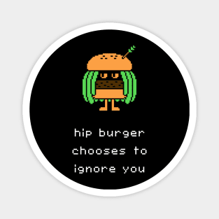 Unlikely Monsters - Hip Burger Magnet